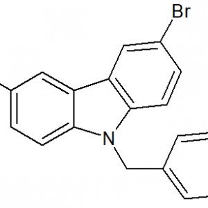 9-Benzyl-3,6-dibromocarbazole