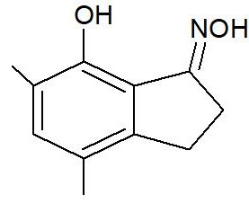 4,6-Dimethyl-7-hydroxy-1-indanone oxime